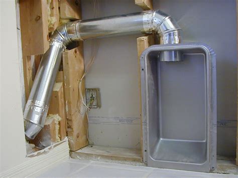 sheet metal box for dryer vent diy|DIY Dryer vent box .